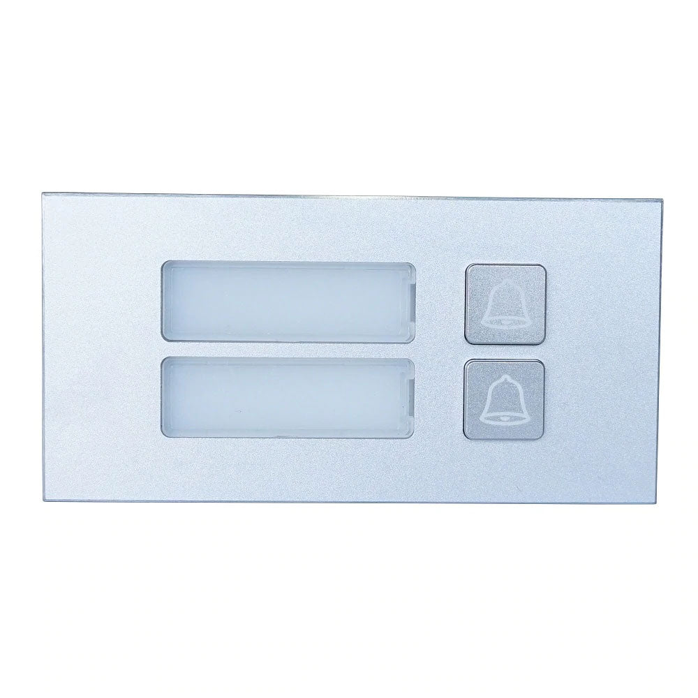 Module de 2 boutons d'appel mécanique pour système d'interphone vidéo modulaire Dahua VTO4202F-X