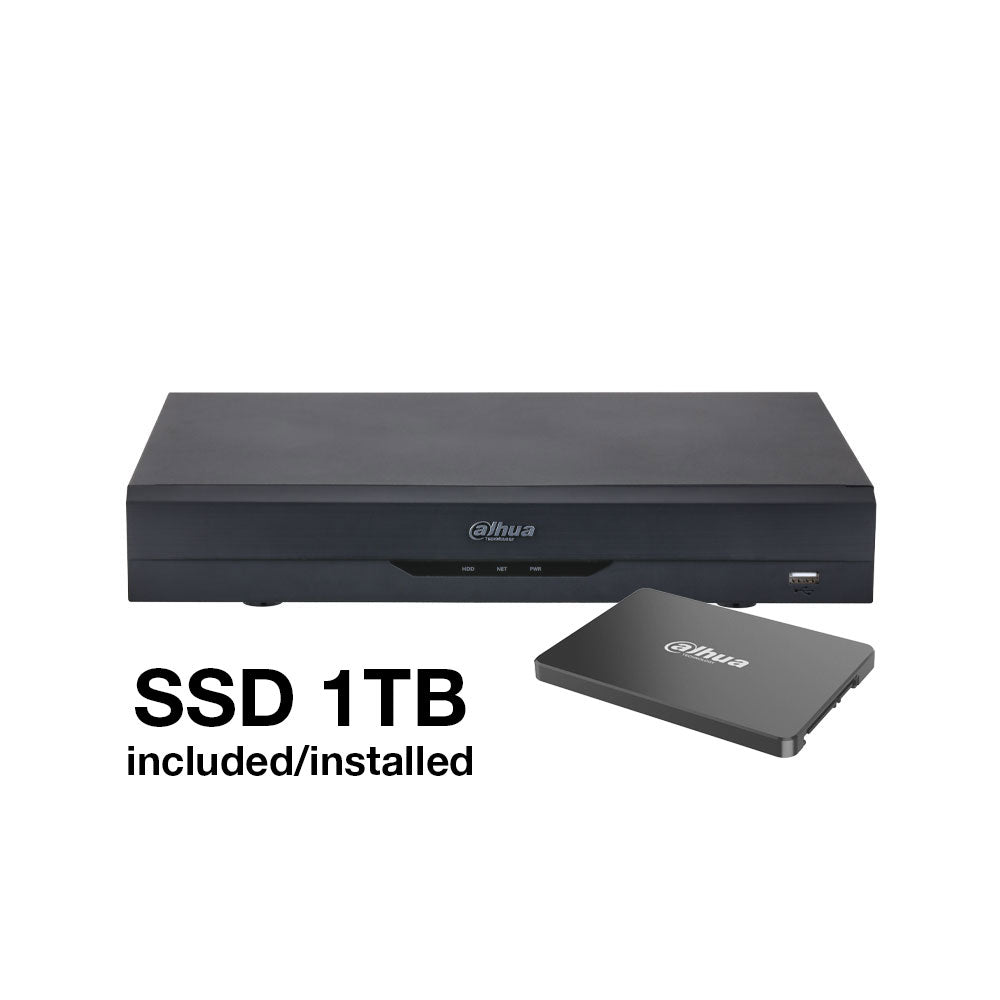 Dahua 5-in-1 XVR 4 canaux avec 1TB SSD