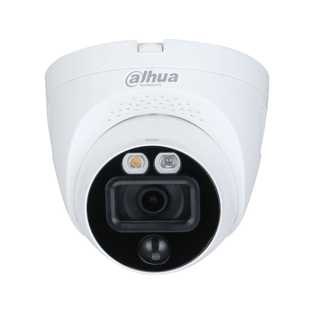 Dôme Dahua Active Deterrence 5MP 4-en-1 avec PIR et objectif fixe de 2,8 mm