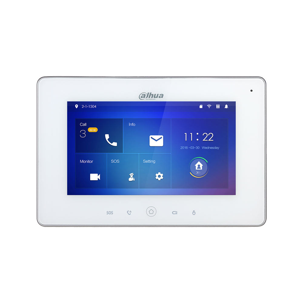 Moniteur intérieur IP Dahua Pro avec Wi-Fi et écran tactile TFT 7 pouces
