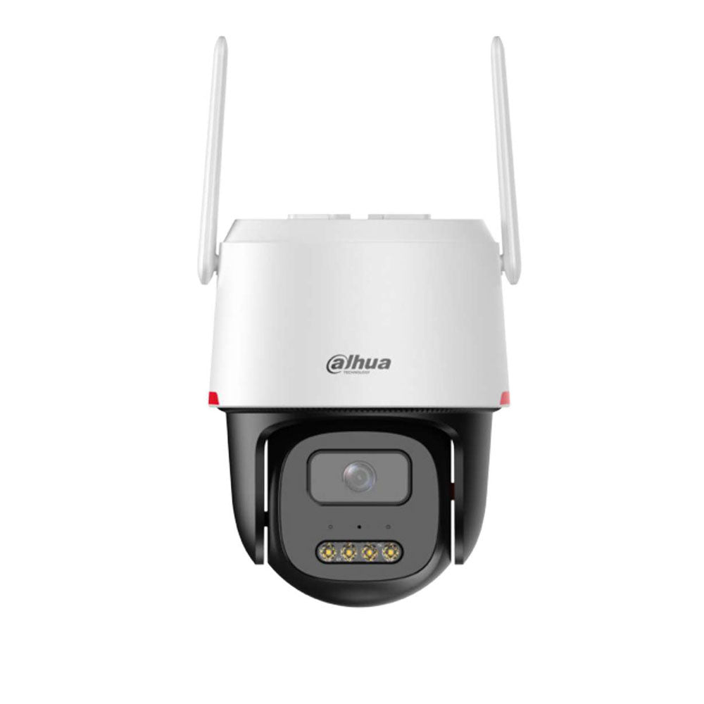 Dôme PTZ Dahua Wireless avec 4G, panneau solaire et objectif fixe de 3,6 mm