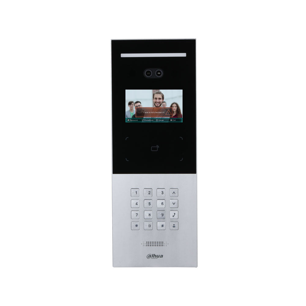 Station de porte IP Dahua Lite avec reconnaissance faciale et double caméra 2MP