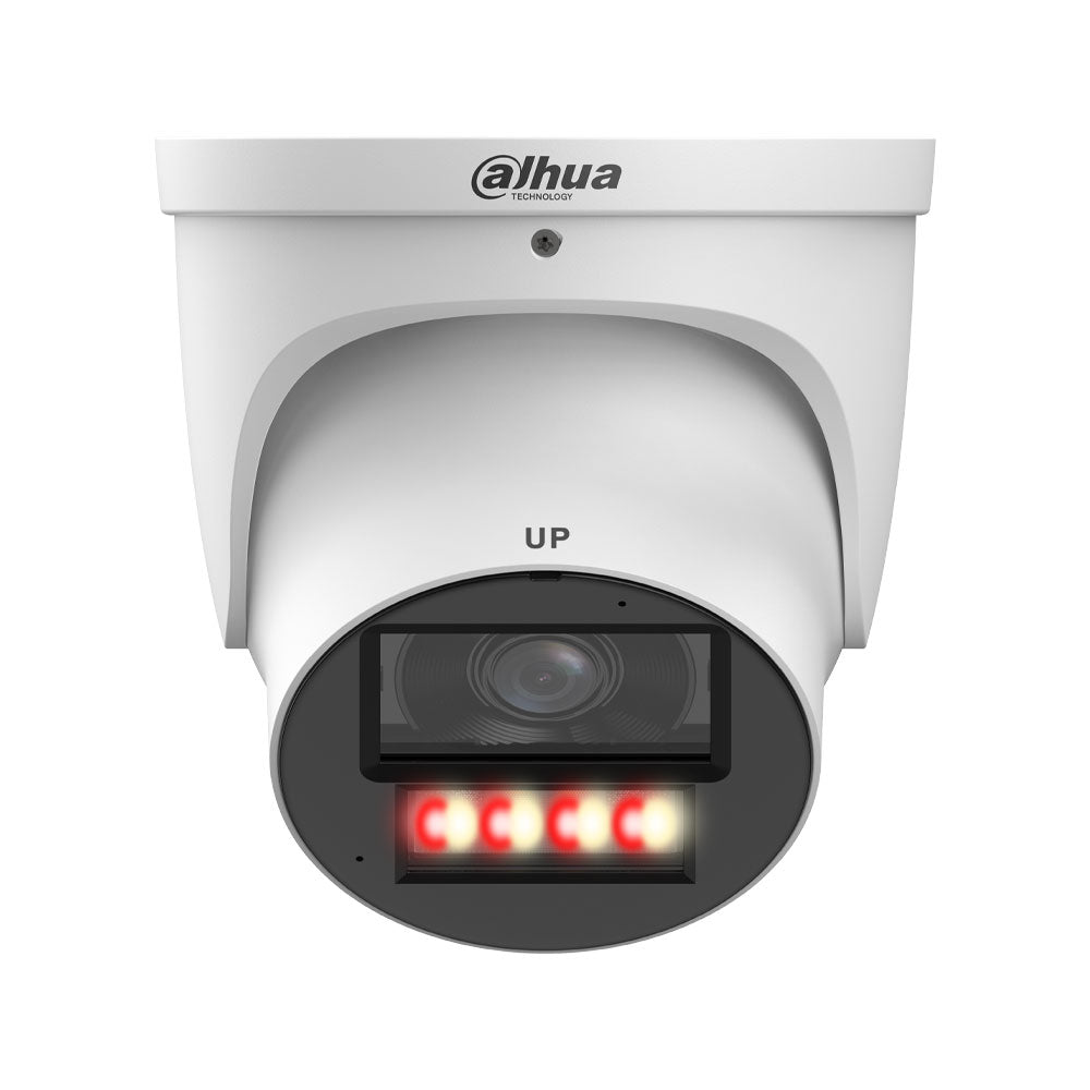Dôme IP Dahua WizMind 5 4MP avec WizColor et objectif fixe pour extérieur