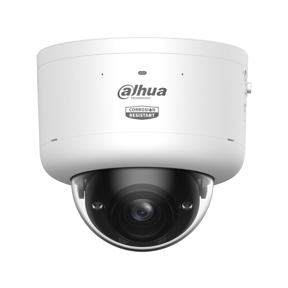 Dôme IP Dahua WizMind 7 anticorrosion 8MP avec PTRZ et dissuasion active