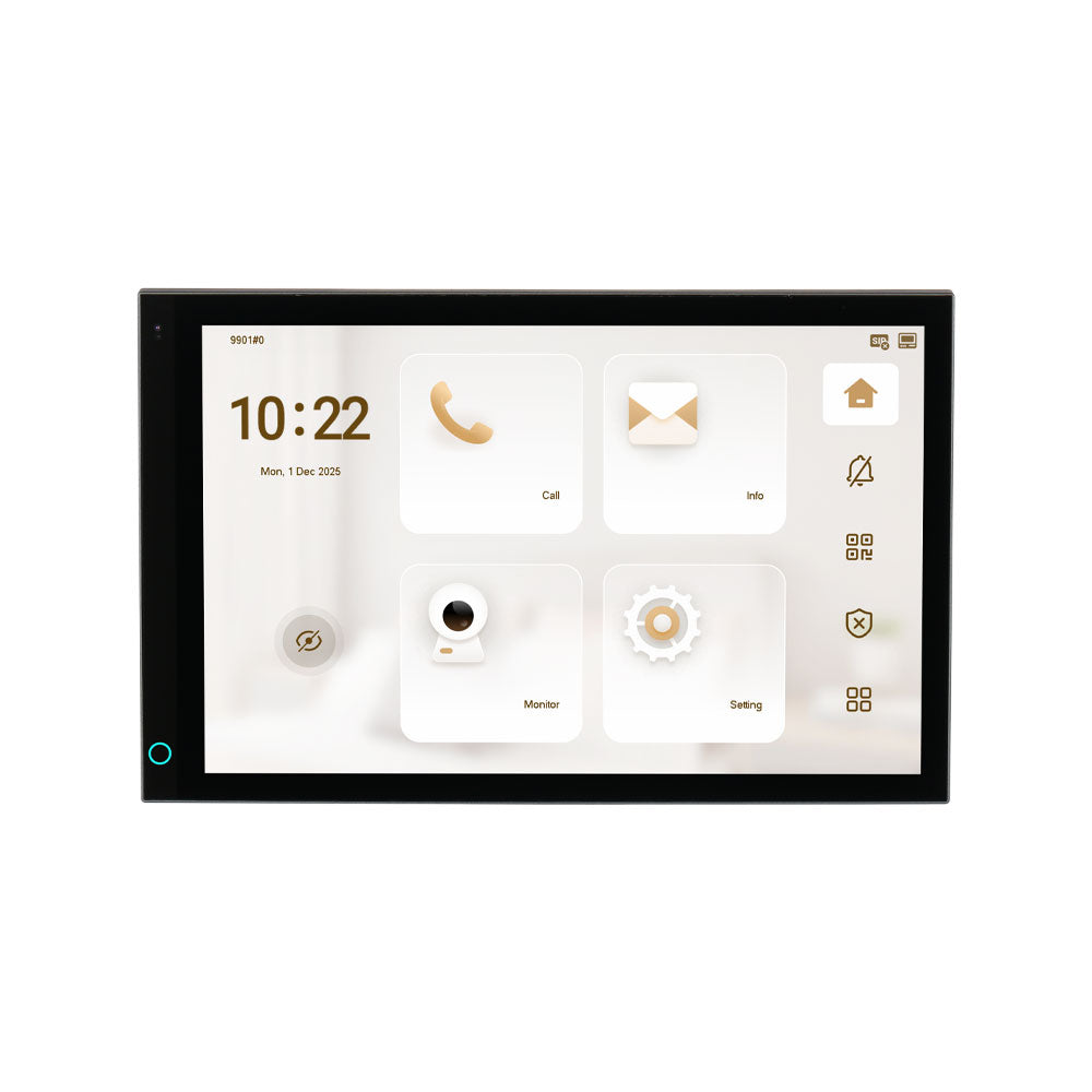 Moniteur IP Dahua Pro 10,1 pouces avec Linux, WiFi 6 et PoE