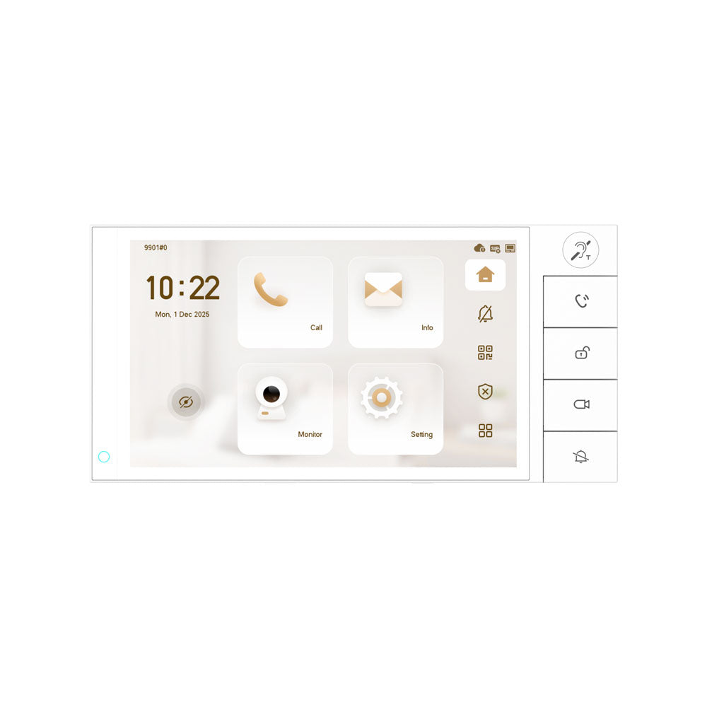 Moniteur IP Dahua Pro 7 pouces avec Linux, 2 fils, WiFi 6 et PoE