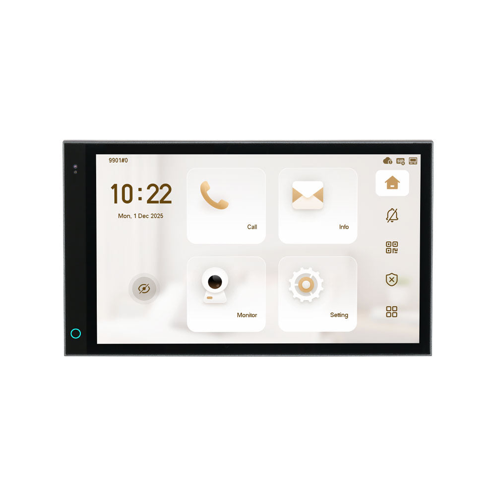 Moniteur intérieur IP et Wi-Fi Dahua 7 pouces avec écran tactile IPS et PoE