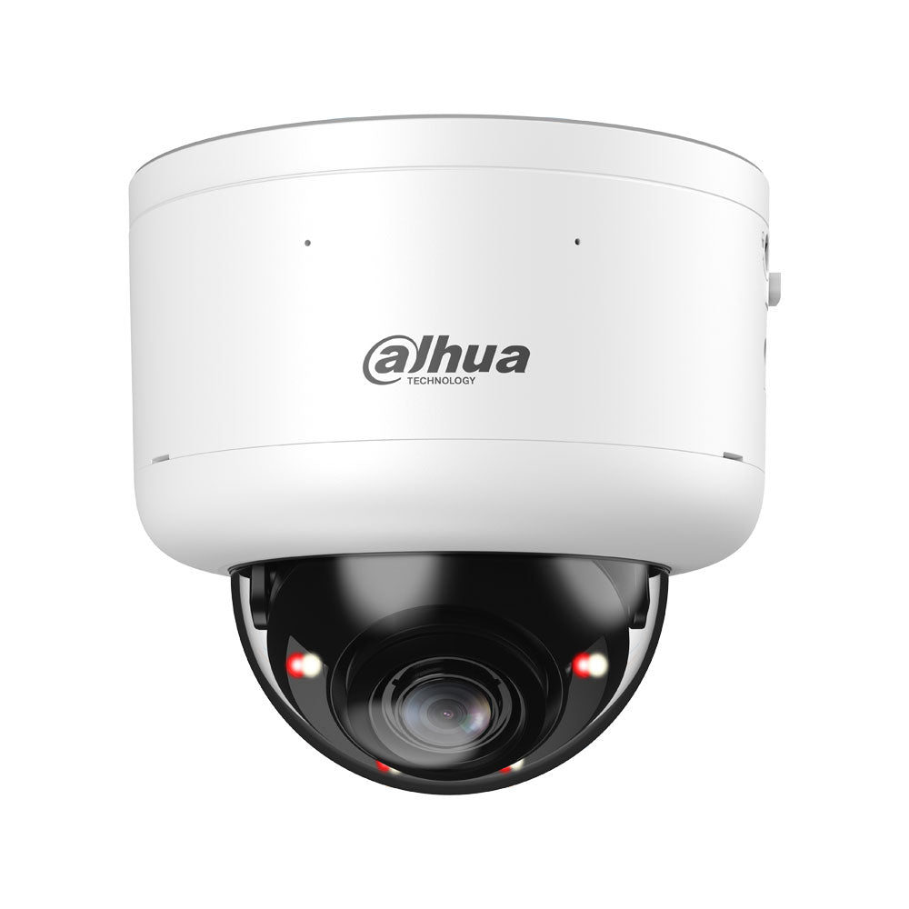 Minidôme IP Dahua WizMind 5 de 4MP avec WizColor, PTRZ, IA et dissuasion active
