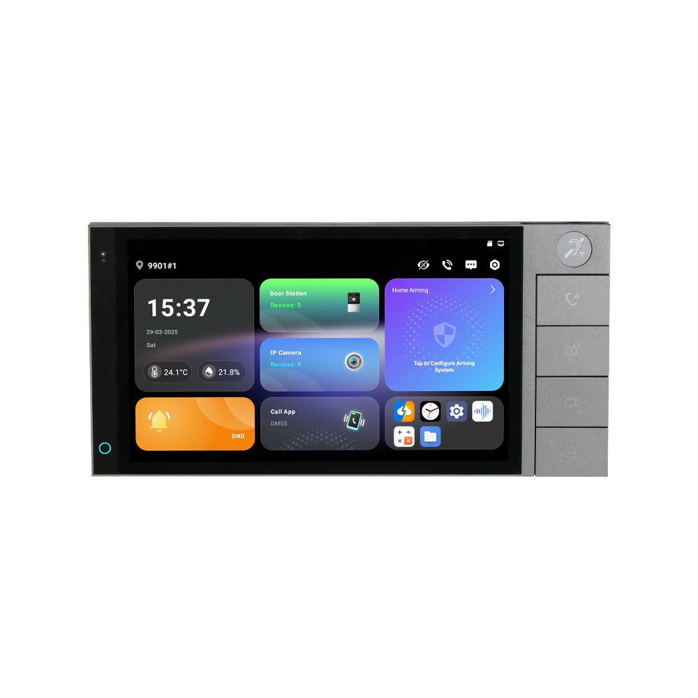 Panneau de contrôle intelligent IP 2 fils Dahua de 7" avec Android 14, Wi-Fi, Bluetooth et Zigbee