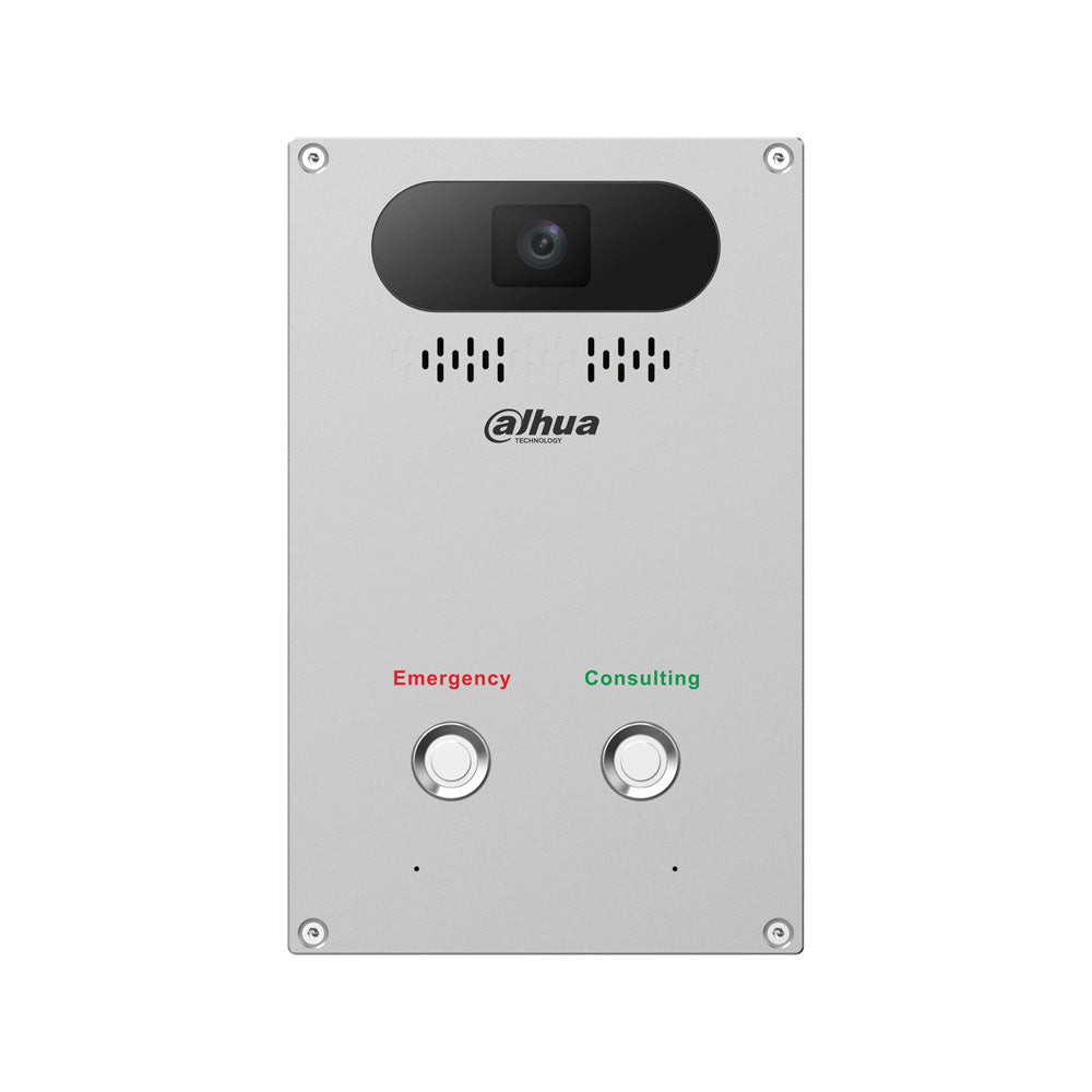 Terminal d'appel d'urgence IP Dahua 4 MP avec audio bidirectionnel, PoE et IP65
