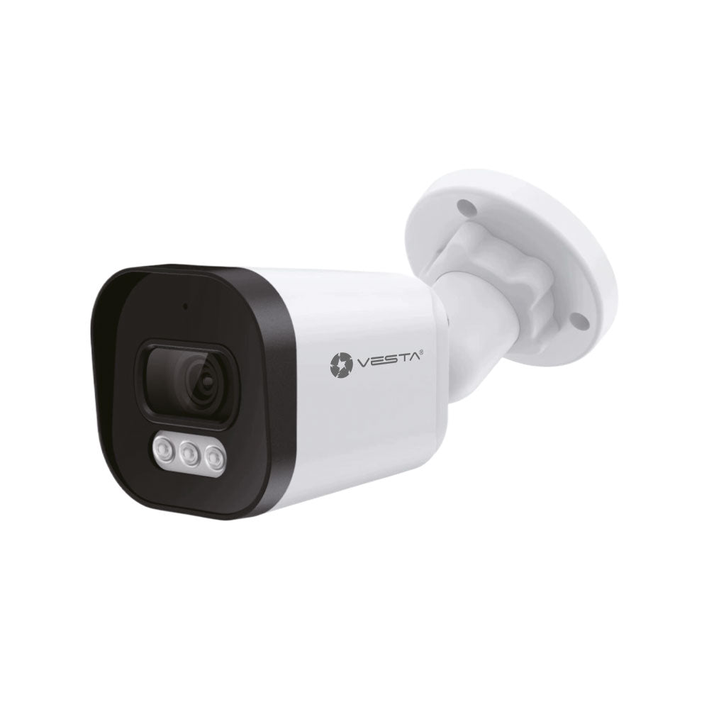 Caméra IP Vesta Advanced Video Dual Light Eco pour l'extérieur. 2MP@20ips et H.265. 0.01 lux F2.0 et Smart Dual Light avec IR 30 m et… – IPC-B12-E