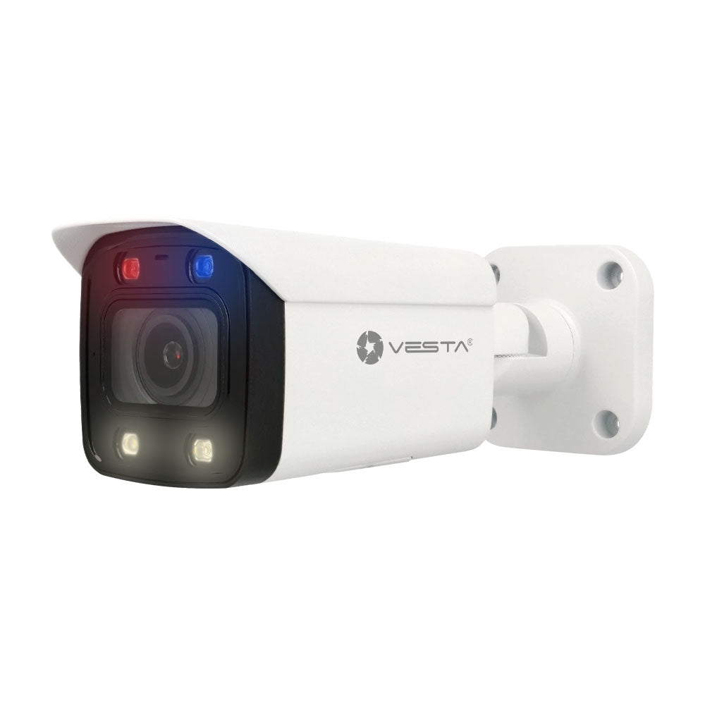 Caméra IP extérieure Vesta Advanced Video 8MP. 8MP@20ips et H.265+. 0,007/0,0007 lux. 50 m – IPC-B38L-ZAS-PV