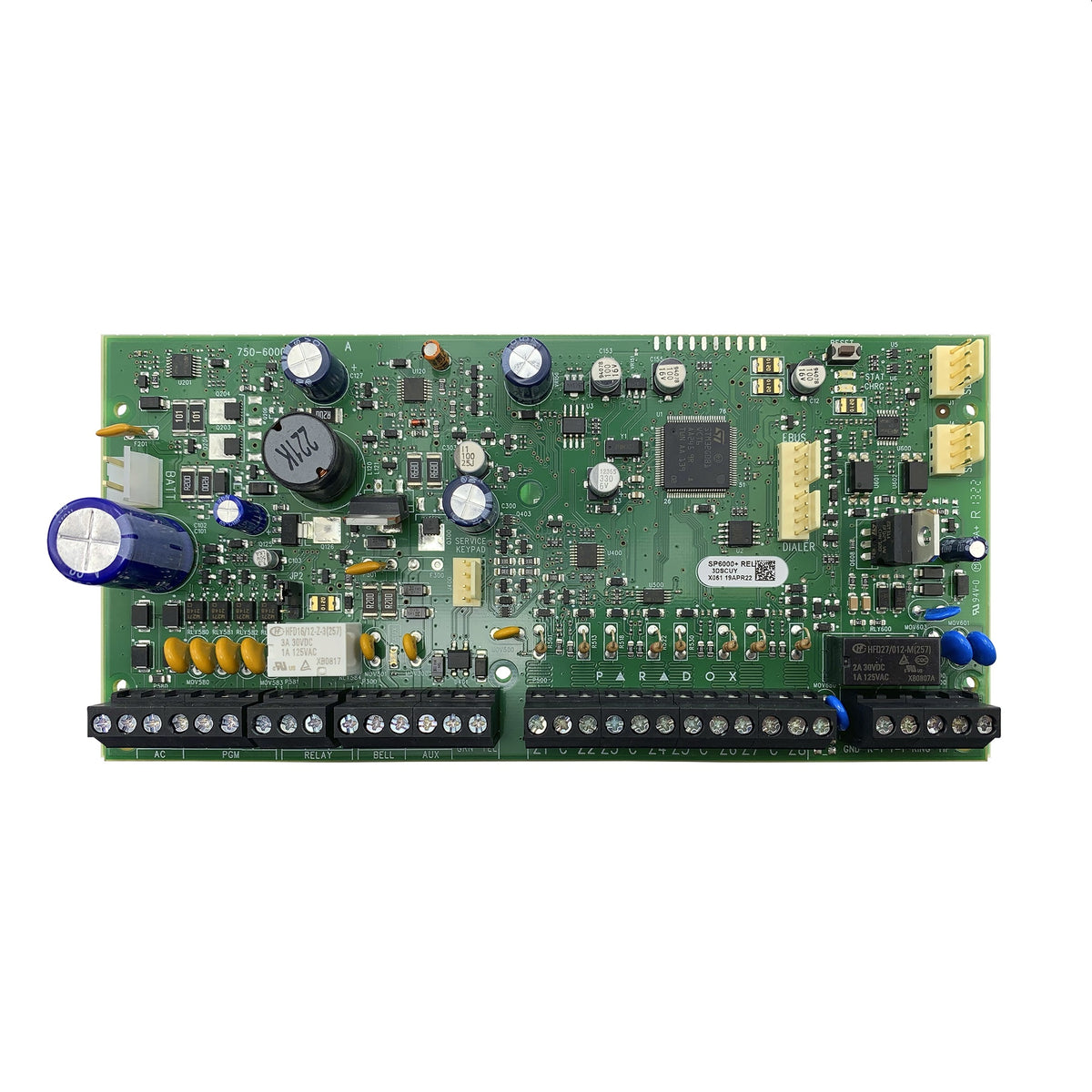 Circuit du panneau de commande Spectra PlusT 8 zones