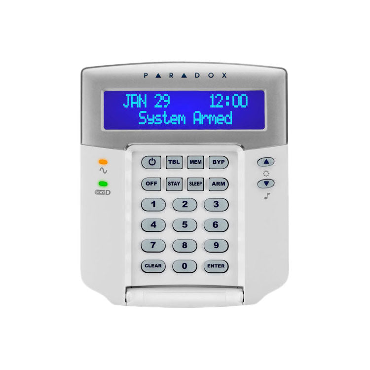 Clavier avec entrée de zone