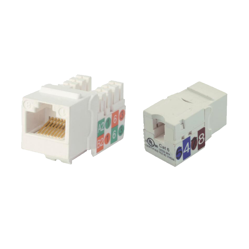 Module de connexion keystone femelle RJ45, catégorie 6