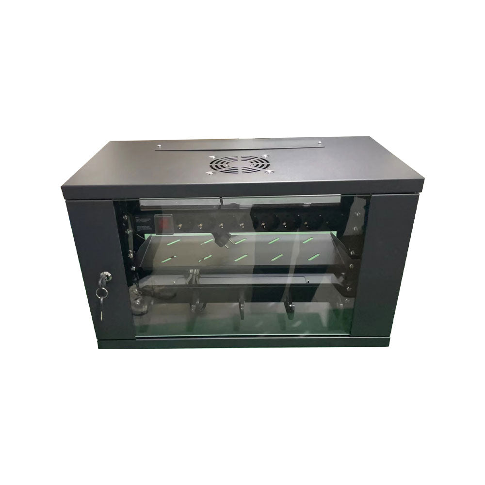 Rack mural 19" 6U 600x300mm avec accessoires