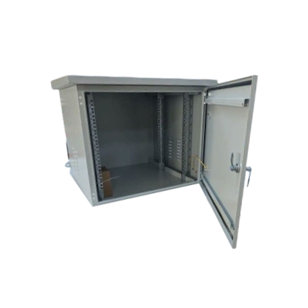 Boîtier de rack 19" extérieur 15U avec ventilation, plateau et protection IP55