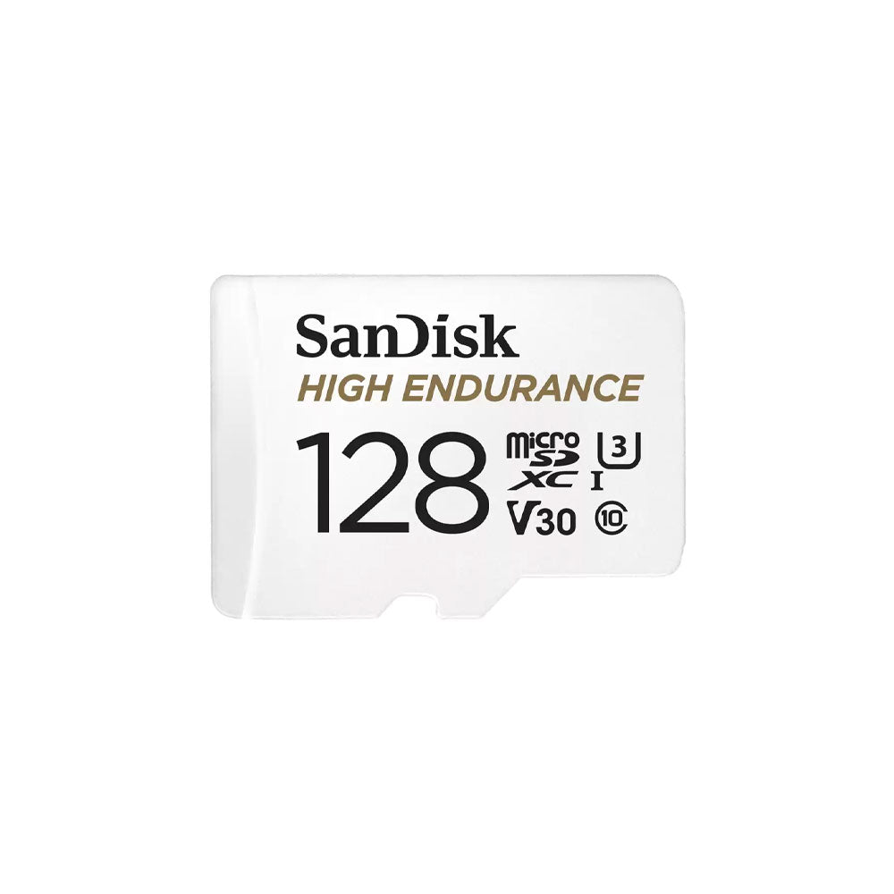 Carte microSDXC UHS-I SanDisk High Endurance 128 Go pour vidéo Full HD et 4K