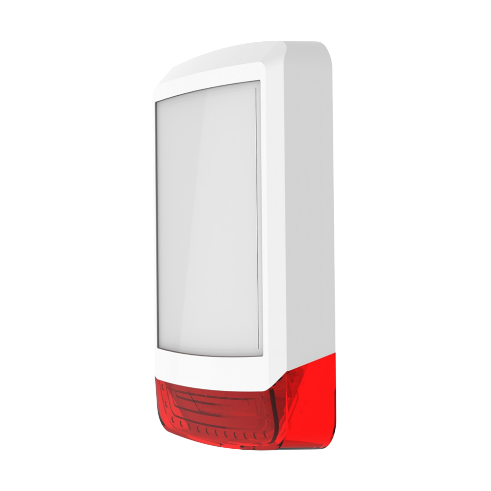 Couvercle avant Odyssey X1 blanc/rouge pour la base de la sirène extérieure rétroéclairée Odyssey X-B