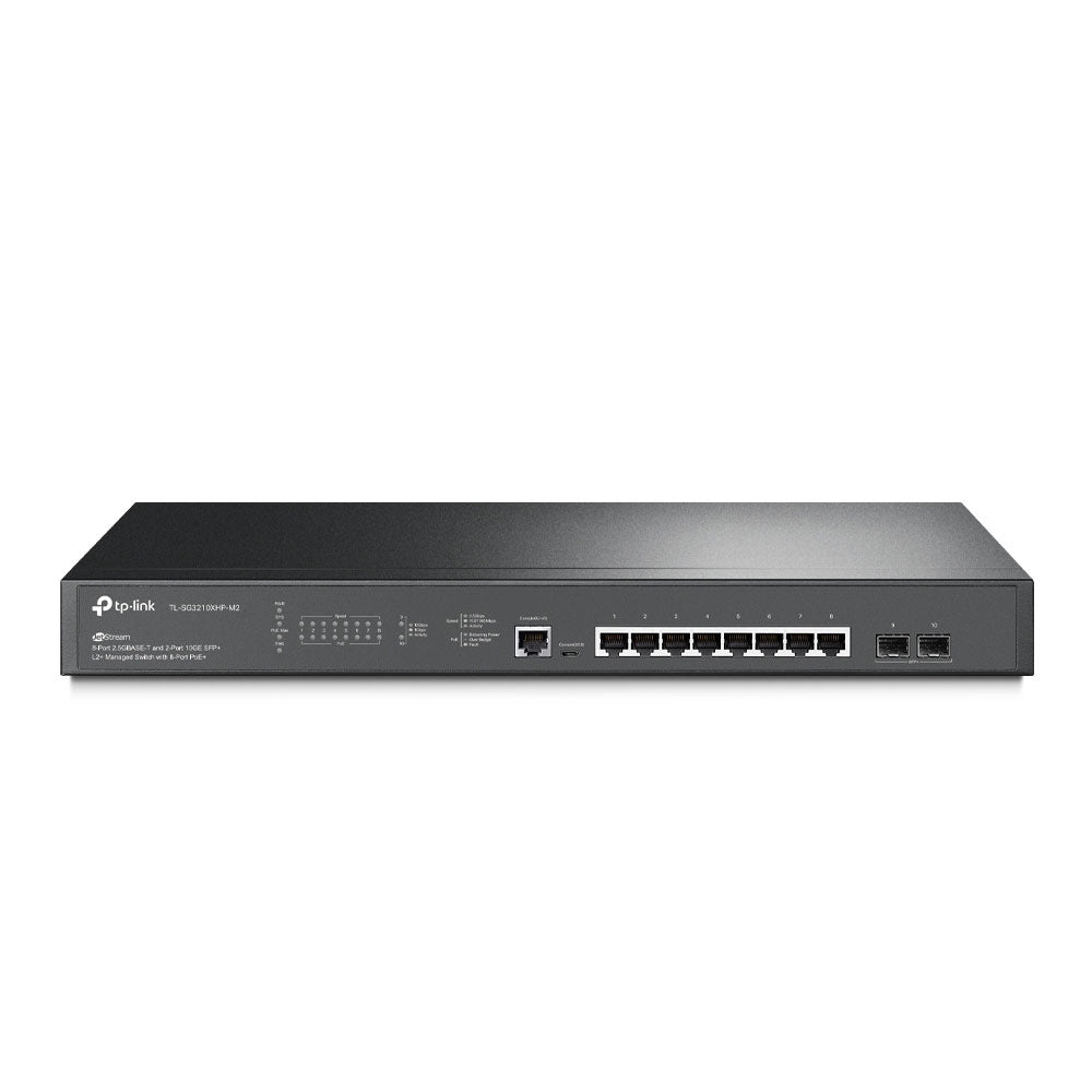 Switch PoE L2+ 8 ports 2.5G et 2 SFP+ 10 Gigabit