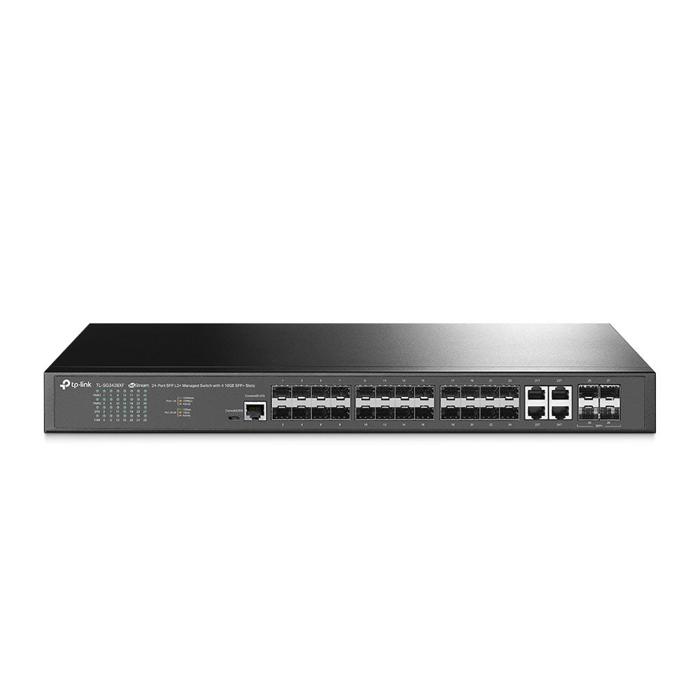 Switch L2+ avec 20 SFP, 4 SFP+ et 4 Gigabit Combo