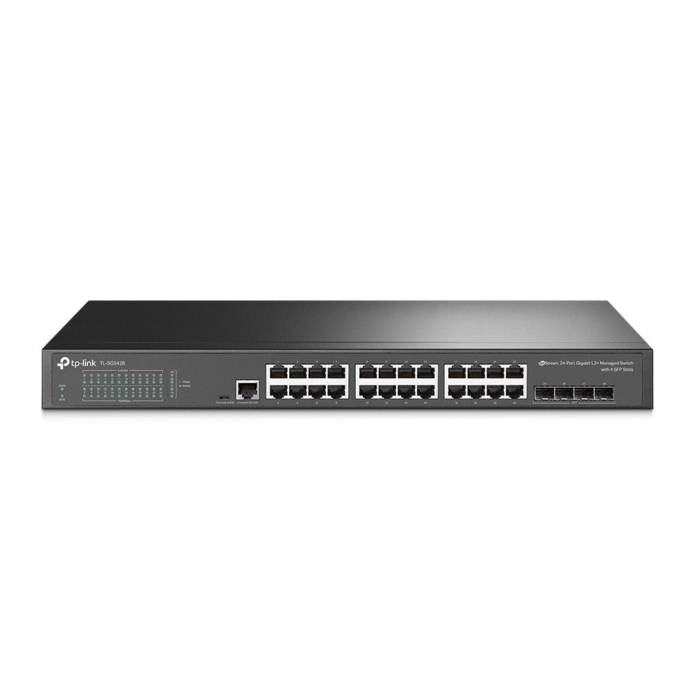 Switch Gigabit L2 avec 24 ports RJ45 et 4 SFPs