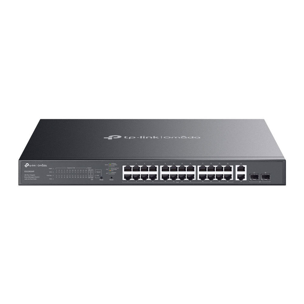 Commutateur administrable Gigabit Easy 28 ports avec 24 PoE+ et 2 SFPs