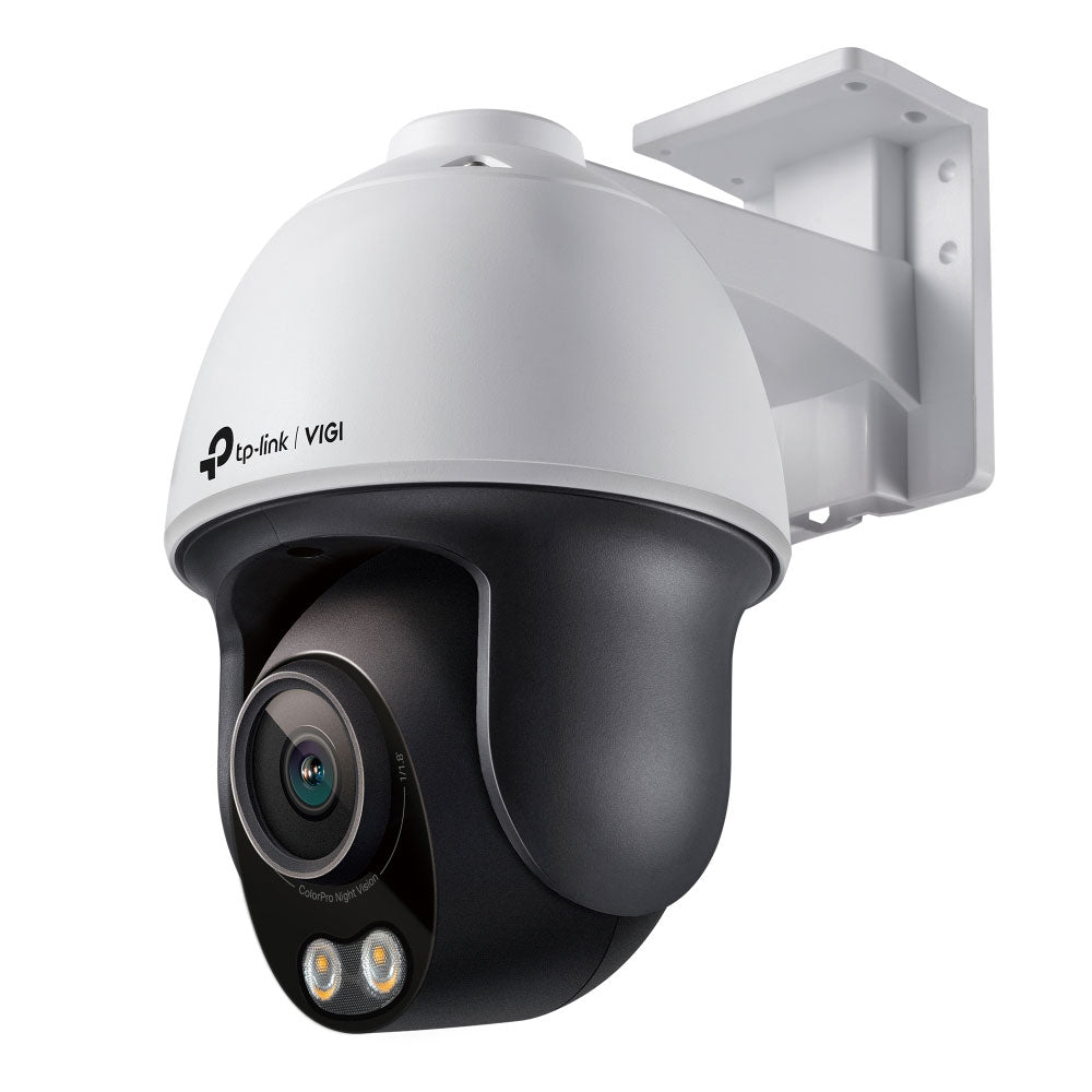 Dôme IP PTZ 4MP avec lumière blanche, audio et analyse avancée