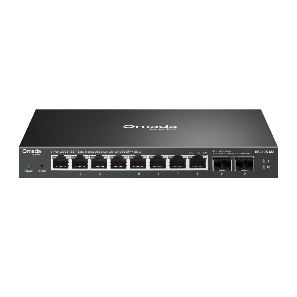 Switch Easy Managed Omada by TP-Link avec 8 ports 2,5G et 2 ports SFP+ 10G