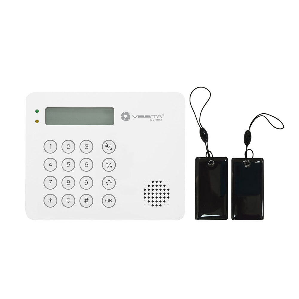 Clavier filaire et sans fil F1 pour les systèmes sans fil et hybrides VESTA – VESTA-125-RE
