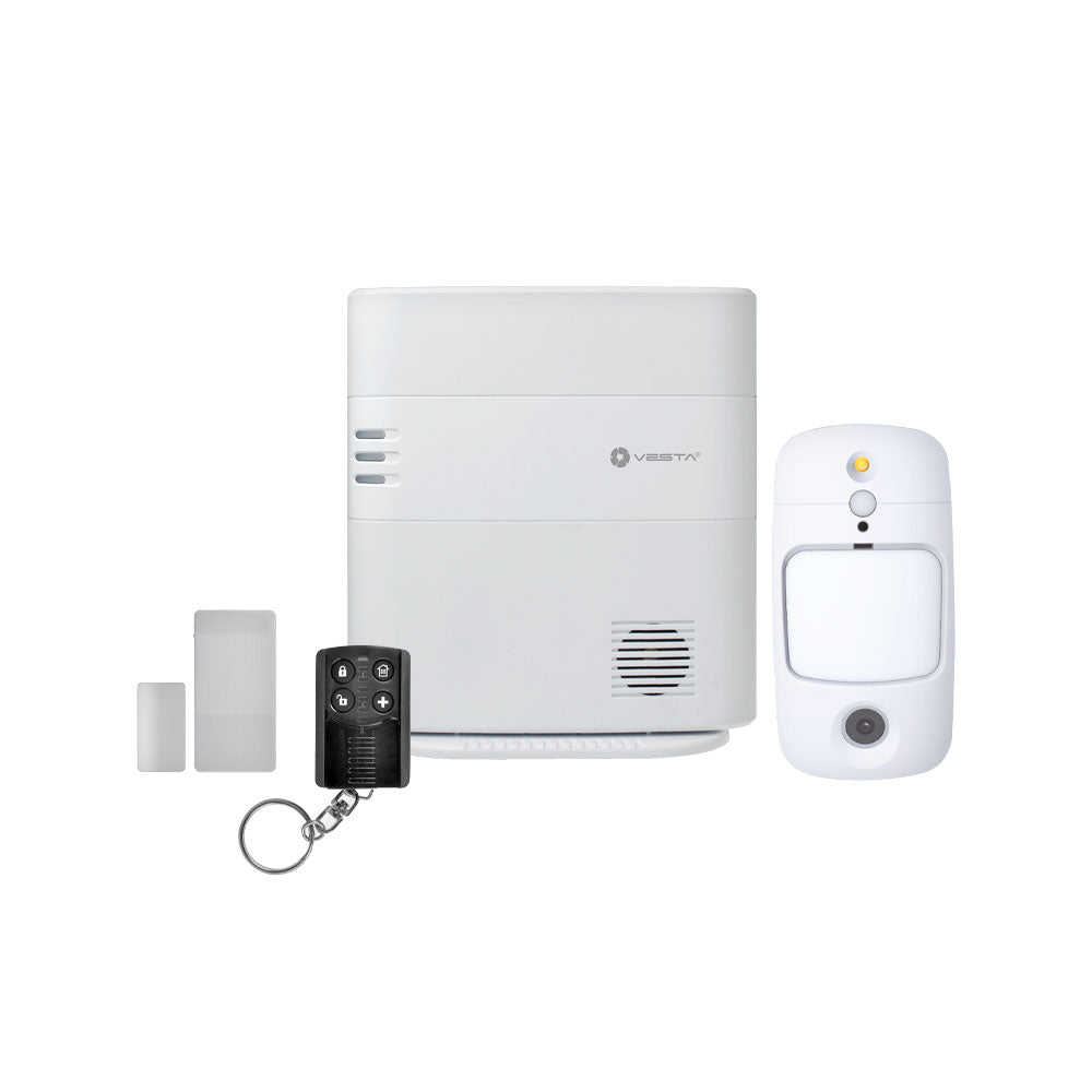 Kit intrusion VESTA SmartSeries avec centrale IP+4G sans Z-Wave. 640 zones par radio et 240 utilisateurs. 8 partitions. 1 détecteur… – VESTA-431
