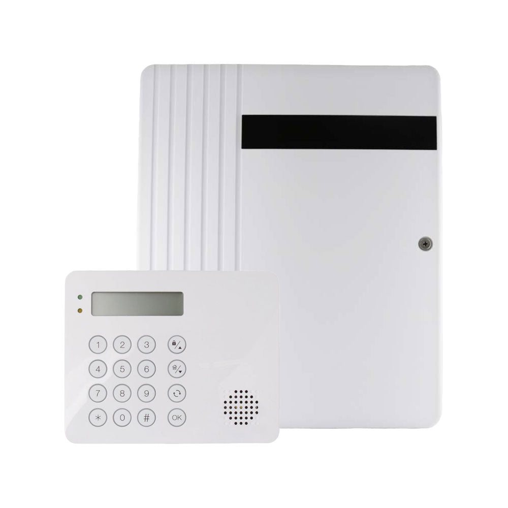 Kit VESTA composé de :. 1x VESTA-111N-SF1 : Panneau de contrôle hybride VESTA 2G pour jusqu'à 640 zones. 1x VESTA-448 : Clavier filaire… – VESTA-457