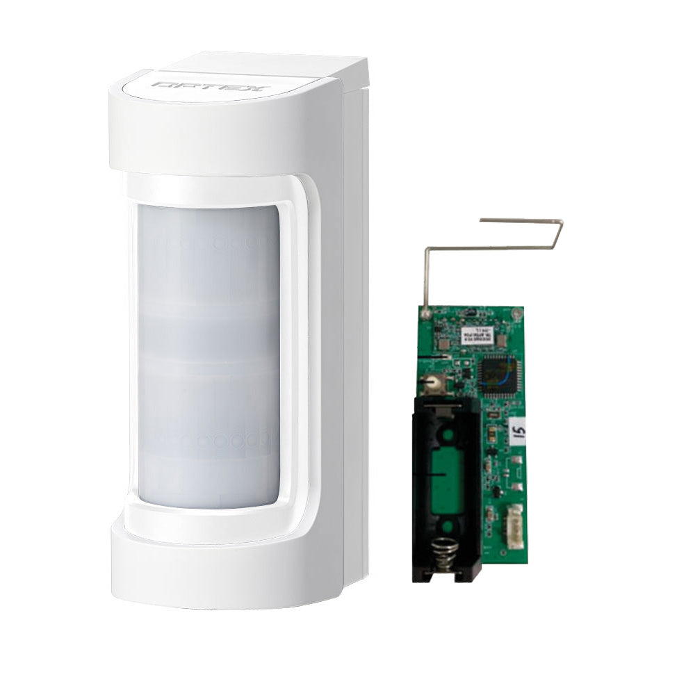 Détecteur PIR double pour extérieur de 12m, portée 90° – VESTA-VXS-RAM-W