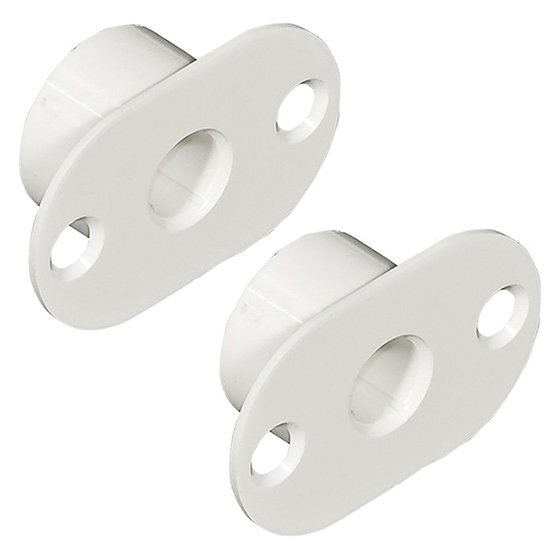 Adaptateur en plastique pour contacts magnétiques encastrés dans des encadrements de porte et de fenêtre non métalliques