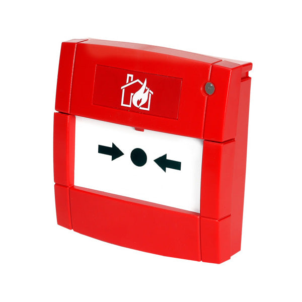 Bouton-poussoir analogique compatible avec le protocole ESP de Hochiki et avec isolateur de court-circuit intégré