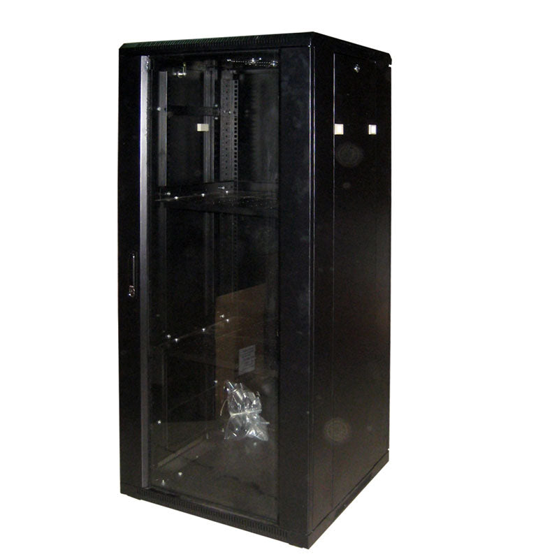 Armoire murale Rack 27U de DDNSeur et taille extérieur en mm de 600 (largeur) x 600 (Fonds) x 1480 (DDNS)