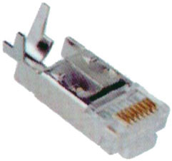 Connecteurs RJ45/8 Cat5e blindés à sertir avec clip pour maillage
